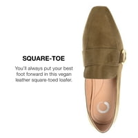 Journee Collection Women's Benntly Tru Comfort Faam Slip Square Toe Loafer lakások