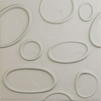 5 8 W 5 8 H Feli endurawall dekoratív 3D -s fali panel, Ultracover szaténvirág fehér