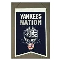 New York Yankees gyapjú nemzetek zászlója