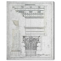 Wynwood Studio nyomtatott építészet és épületek vászon művészeti nyomtatása