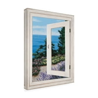 Diane Romanello 'Bay Window Vista II' Canvas Art