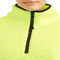 Nincs határok a juniorok negyed-zip sherpa pulóver pulóvere