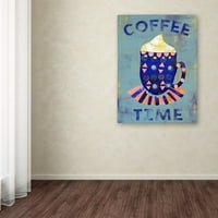 Védjegy Képzőművészet 'Coffee 1' vászon művészet nyári tali hilty