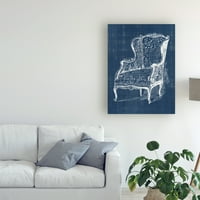 Védjegy képzőművészet 'Antik szék tervrajz iii' Canvas Art készítette a Vision Studio