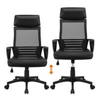 MART állítható ergonómikus háló irodai szék elforgatható számítógépes szék, fekete