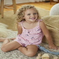 Modern pillanatok: Gerber Baby & Toddler Girls Gauze Tank Top és Rövid, ruhakészlet