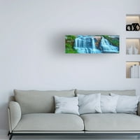 James McLoughlin 'Waterfall Panorama II' vászon művészet