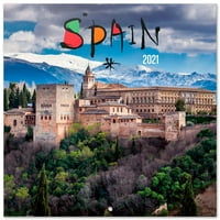 Kétnyelvű Spanyolország fali naptár