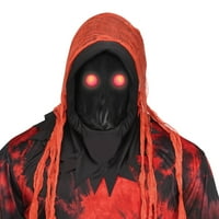 Fun World Inc. Haladó szemek megvilágítják a végrehajtót Halloween ijesztő jelmez férfi, felnőtt, piros