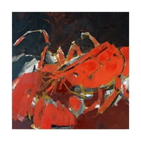 Védjegy Képzőművészet „Absztrakt homár IV” vászon művészete: Erin McGee Ferrell