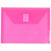 Műanyag Hook & Loop borítékok, 5, 5x7, 5, 12 csomag, Fukszia Rózsaszín