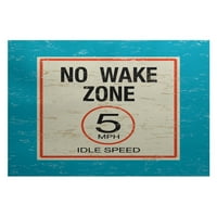 Design No Wake Word Print beltéri kültéri ajtó szőnyeg