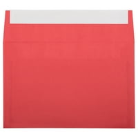 A Peel & Seal bezárási borítékok, 5,75x8,75, piros újrahasznosított, 100 csomag