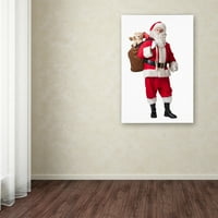 Védjegy Szépművészet 'Santa-Toy Sack-11096' Canvas Art készítette Ed Wheeler