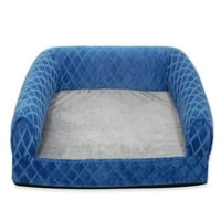 Arlee ortopéd téglalap Bolster kanapé és kanapé stílusú kisállat -ágy kutyák és macskák számára