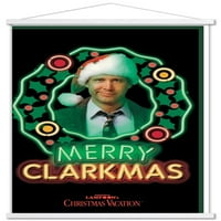 Nemzeti Lámpás Karácsonyi vakáció-Clark fali poszter fa mágneses kerettel, 22.375 34