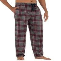 George férfi és nagy férfi kockás szövött flanel alvó pizsama nadrág, 2-csomag, méret S-5XL