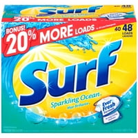 Surf® szikrázó óceáni mosodai mosószer 62. oz. Doboz