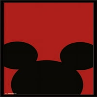 Disney Mickey Egér-Minimalista Fül Fali Poszter, 22.375 34