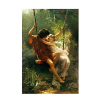 Pierre Auguste Cot 'Springtime Le Printemps' vászonművészet