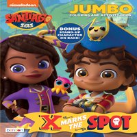 Nickelodeon Santiago a tengerek Jumbo kifestőkönyv, oldalak
