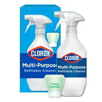 Cloro többcélú tisztító rendszer Starter Kit palack és utántöltő, ropogós citrom, 1. fl oz