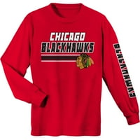 Ifjúsági piros chicago blackhawks hosszú ujjú póló