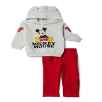 Mickey Mouse Baby Boy gyapjú kapucnis és kocogó nadrág