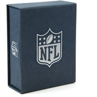 Rozsdamentes acél engedéllyel rendelkező NFL New Orleans Saints kutya címke logó medál, 22 lánc