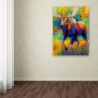 A „Bull Moose” vászon művészetének védjegye Marion Rose művészete