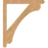 Ekena Millwork 1 2 W 42 D 48 H Legacy Arts & Crafts Smooth Bracket, Western Red cédrus