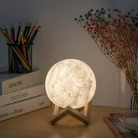 Frissítse a Moon Night Light Creative óvoda lámpát távirányítóval és színekkel