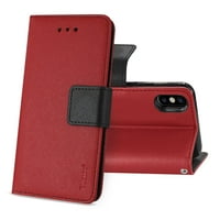 IPhone X iPhone XS 3-in-pénztárca-tok pirosban az Apple iPhone 3-csomag használatához