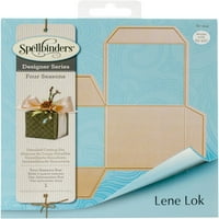 Spellbinders Shapeabilities Meghal Lene Lok-Négy Évszak-Tea Könnyű Díszdobozban