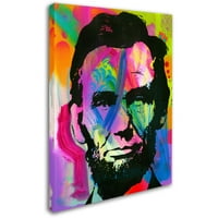 Védjegy képzőművészet Abraham Lincoln i vászon művészet Dean Russo