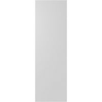 Ekena Millwork 18 W 74 H True Fit PVC parasztház lapos panel kombinált rögzített redőnyök, csillagtalan éjszakai kék