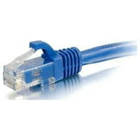 C2G 4FT CAT6A GUBANC NÉLKÜLI ÁRNYÉKOLATLAN ETHERNET HÁLÓZATI PATCH KÁBEL-KÉK