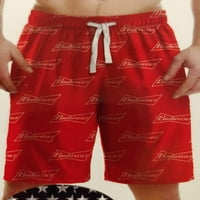 Budweiser férfi pizsama rövidnadrág