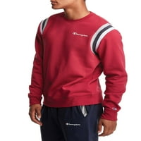 Champion Férfi CrewNeck pulóver kontraszt színű díszítéssel, 2xl méretű