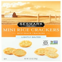 Sesmark Foods Enyhén Sózott Mini Rizs Keksz, 5. Oz