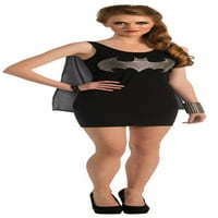 Képregény strasszos Batgirl Tank ruha női felnőtt Halloween jelmez