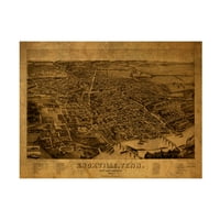 Red Atlas Designs 'Knoxville TN 1886' Canvas Art