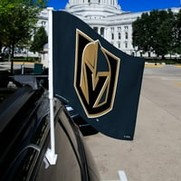 Las Vegas NHL Golden Knights Window Mount 2 oldalú autó zászló