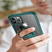 iPhone Pro Case, [Katonai fokozat] [Üvegképernyővédő] 15 láb. Csepp tesztelt védőtok