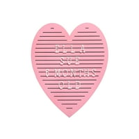 Pearhead Pink Heart alakú fa levélpapír szett, kislány emlékmű fotó prop