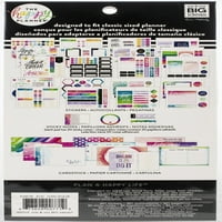 Boldog Tervező Jegyzetkártyák Sticky Note Multi Pack-Akvarell Brights, 401 Pkg