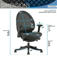 Végrehajtó irodai szék, Aukfa ergonómikus íróasztal, kényelmes, lélegző háló feladat szék állítható karokkal, társalgó szék a