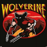 Marvel Comics-Wolverine-Retro Játék Fali Poszter, 22.375 34