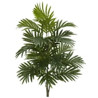 Szinte természetes 30 Areca pálma műanyag mesterséges növény, zöld