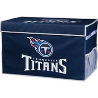 Franklin Sports NFL Tennessee Titans összecsukható tároló láblocker tartályok - kicsi